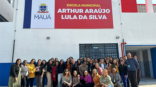 Arthur, neto de Lula, ganha nome de escola em Mauá